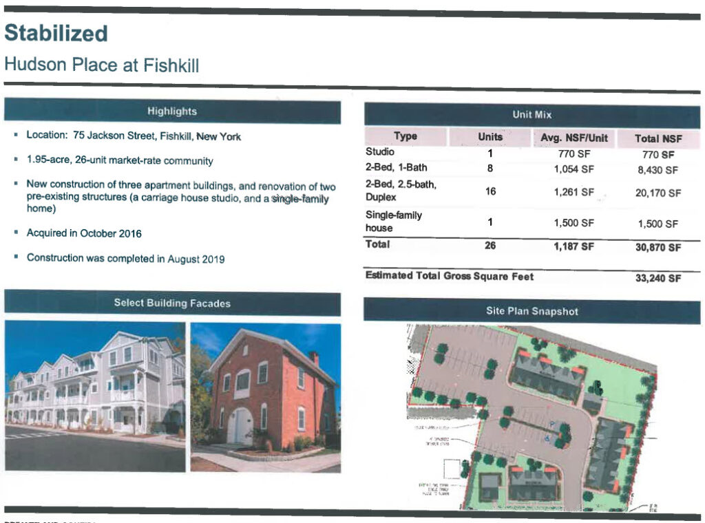 Hudson Place Fishkill Highlights